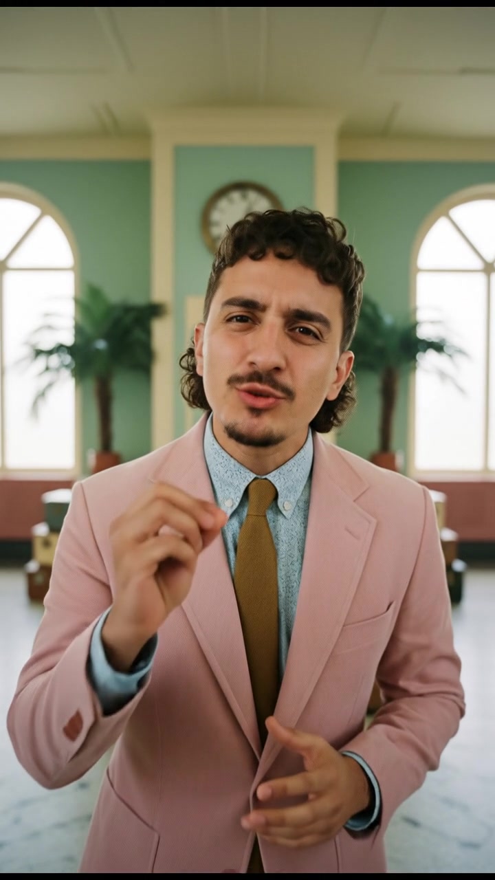 The Mateo gesturing emphatically, with a determined expression on his face, as he speaks.