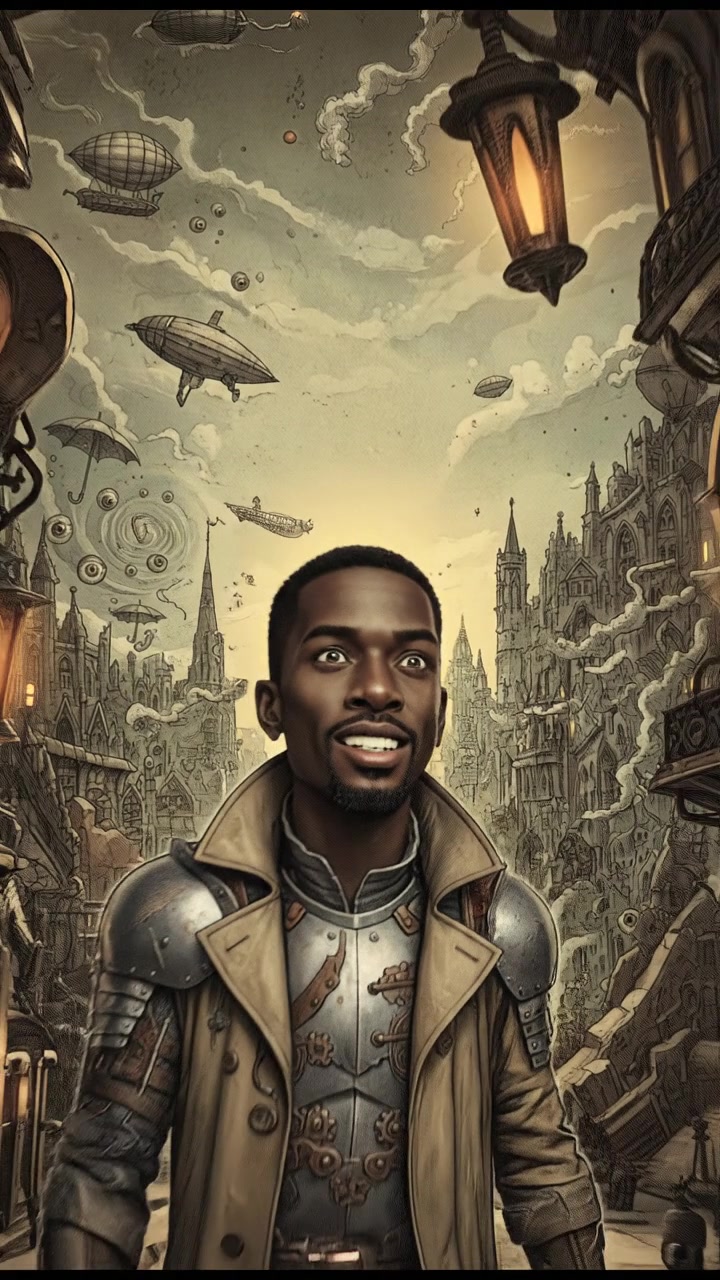 A close-up of Isaiah looking astonished, with wide eyes and an open mouth.