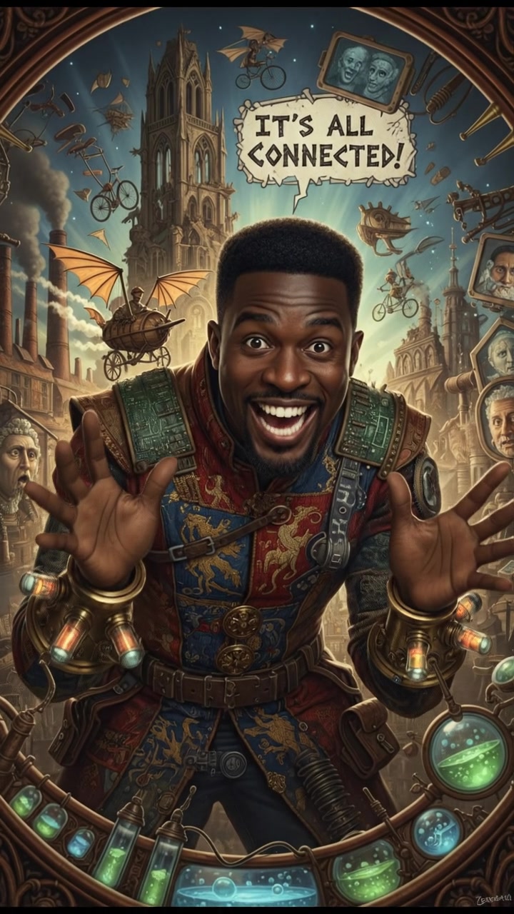 Close-up of Isaiah smiling as he talks enthusiastically to the camera.