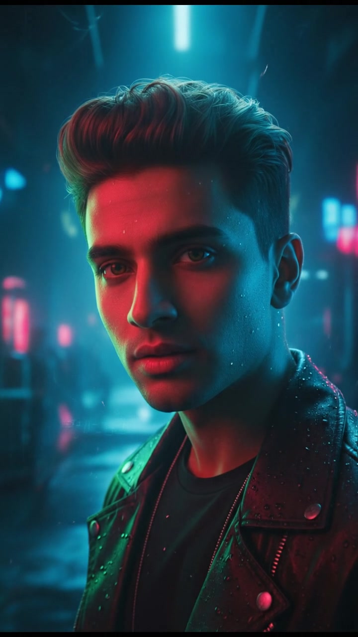 The Arjun gazing directly into the camera, his expression calm but intense as he responds.