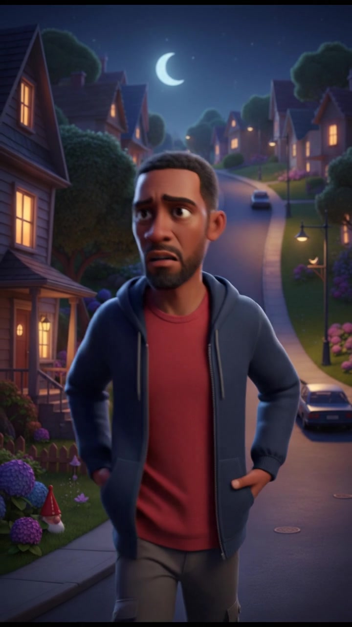 Satpam Disiplin di Kompleks Malam