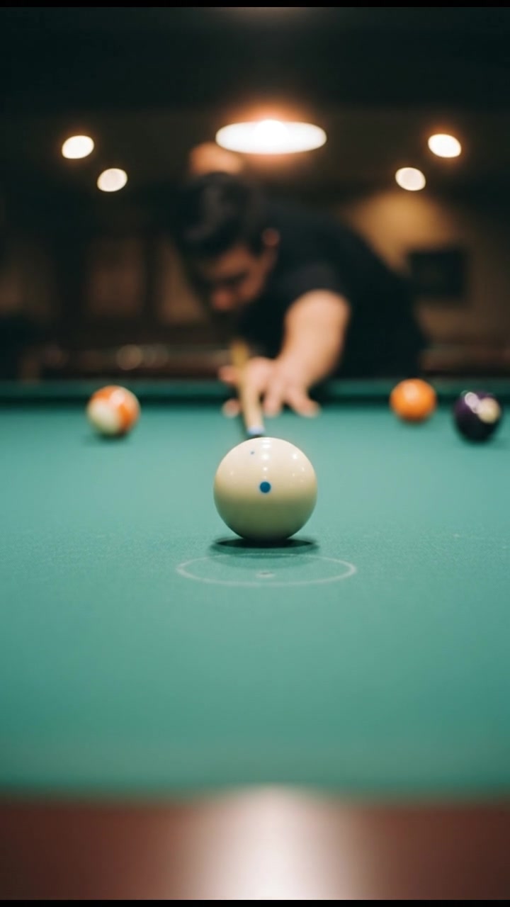 Wedding Ceremony at the Pool Table Party