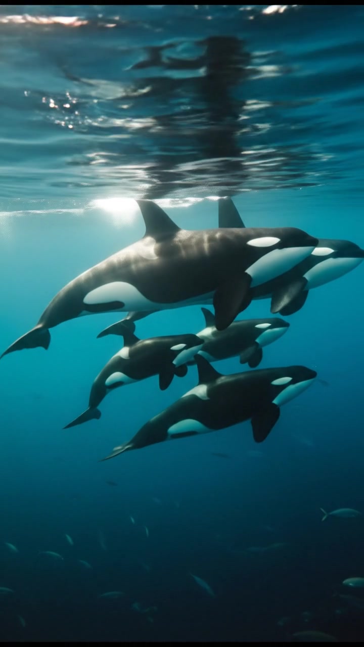 Orcas: Masters of Teamwork in the Ocean