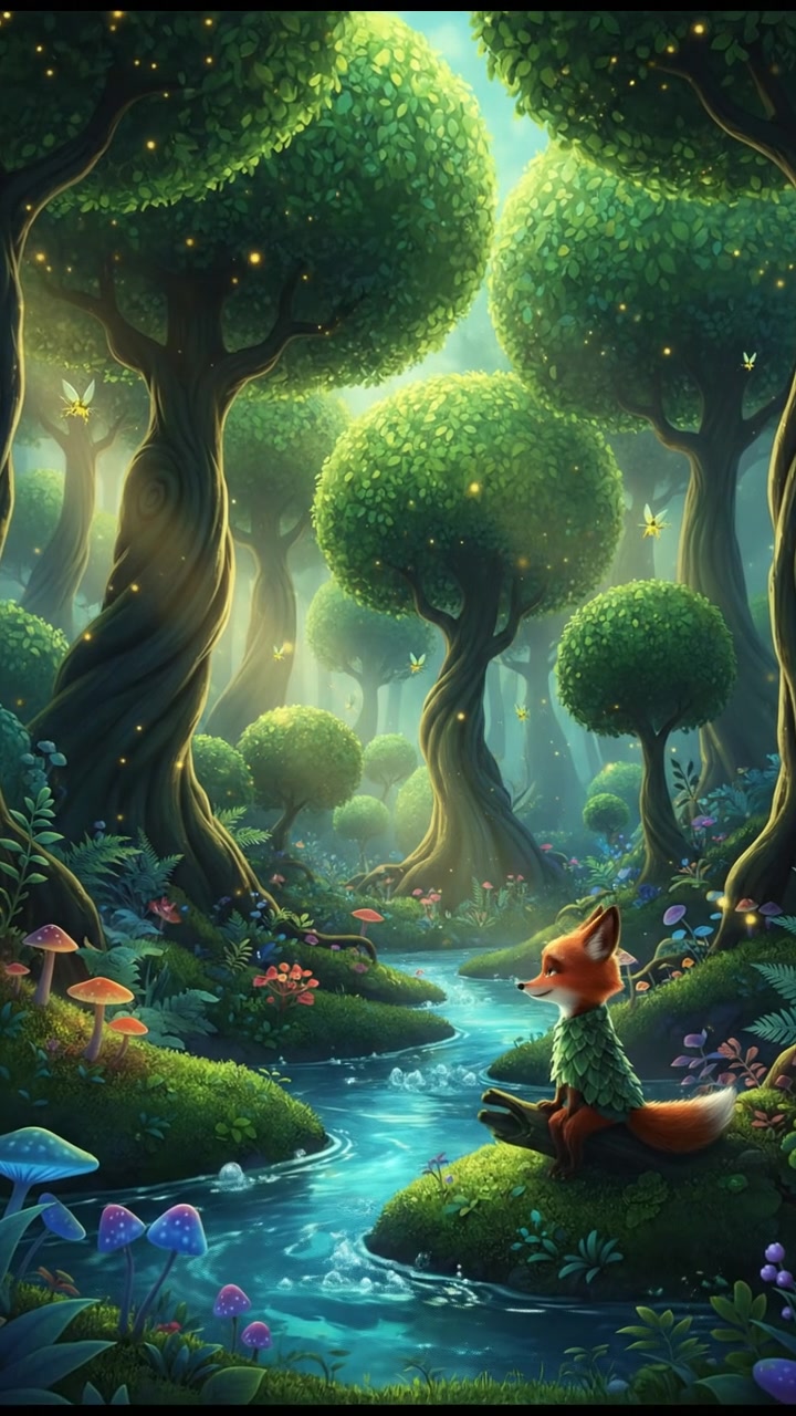 जादुई रंगों का पेड़