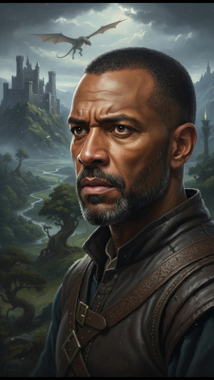 Close-up of Kwame's face showing confusion and curiosity.