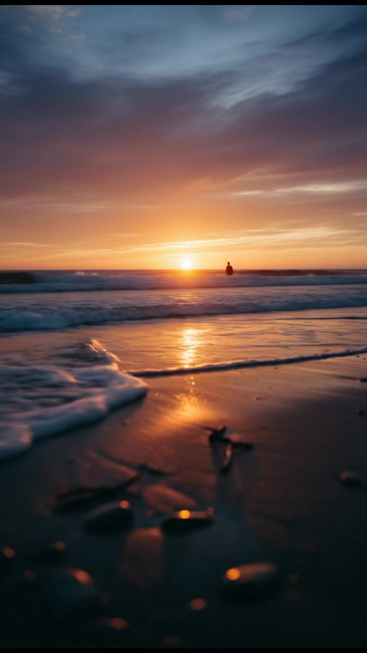 Cats Playing Table Tennis on a Beautiful Beach