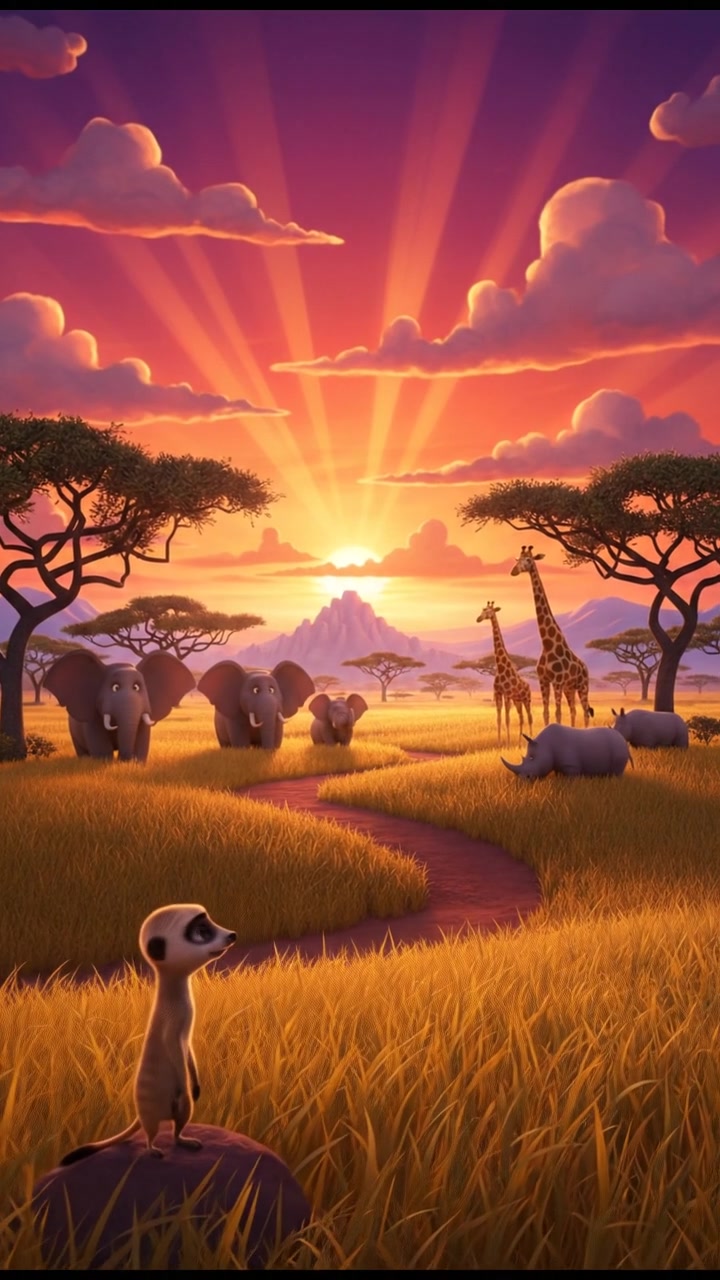 The Dazzling Agama Lizard and the Curious Monkey