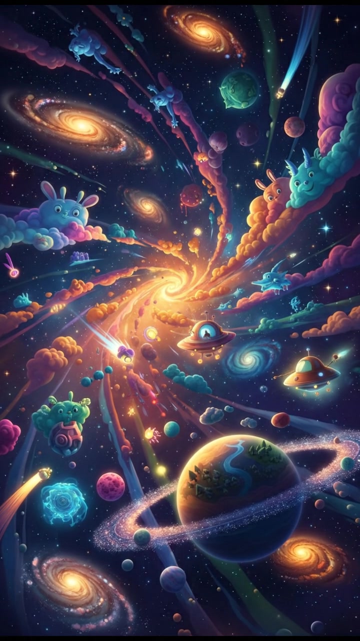 From Chaos to Creation: The Birth of Light