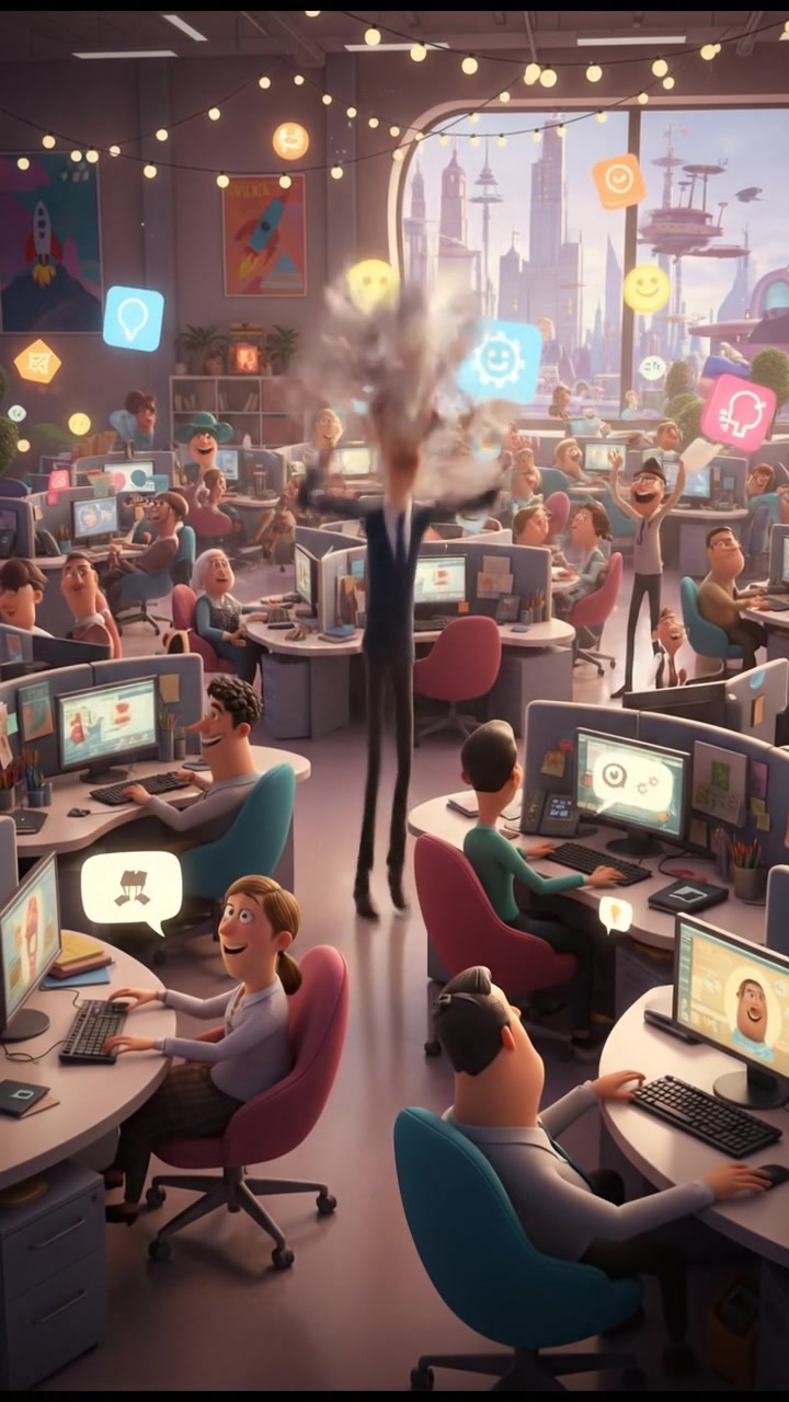 A Cat's Day in the Office