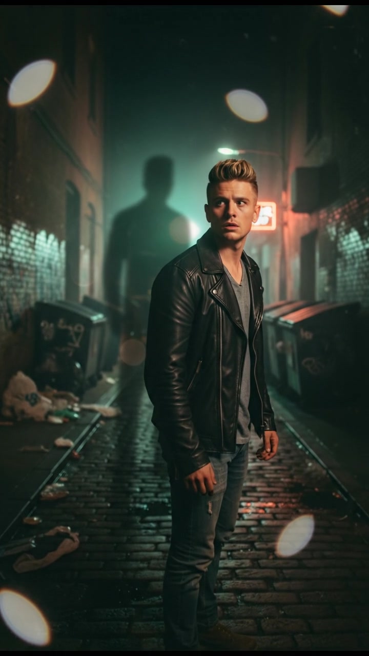 Cyberpunk Nomad: Reflections in the Rain