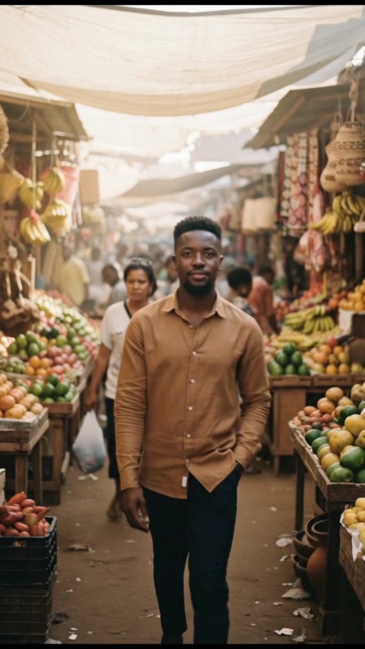 Rio dan Senyuman Maya di Pasar Sembako