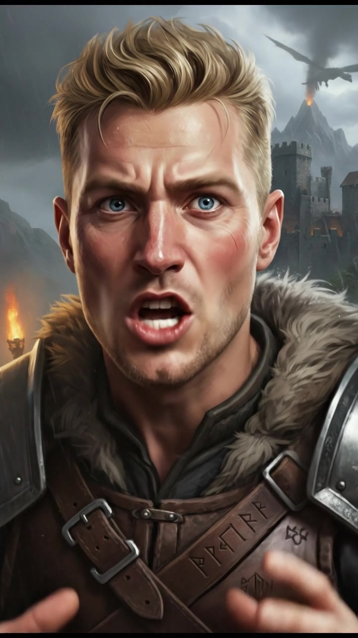 A close-up of Ryan's face, showing urgency and a persuasive tone.