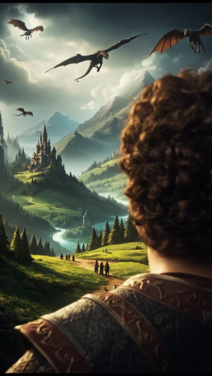 Close-up of Mateo's eyes, filled with wonder as he looks around.