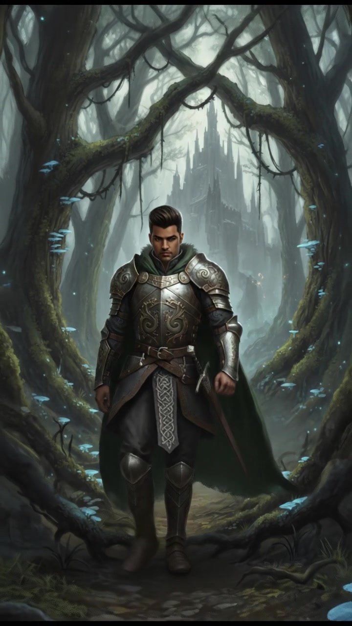 Rajiv walking deeper into the dense forest, engulfed by increasingly thick trees.