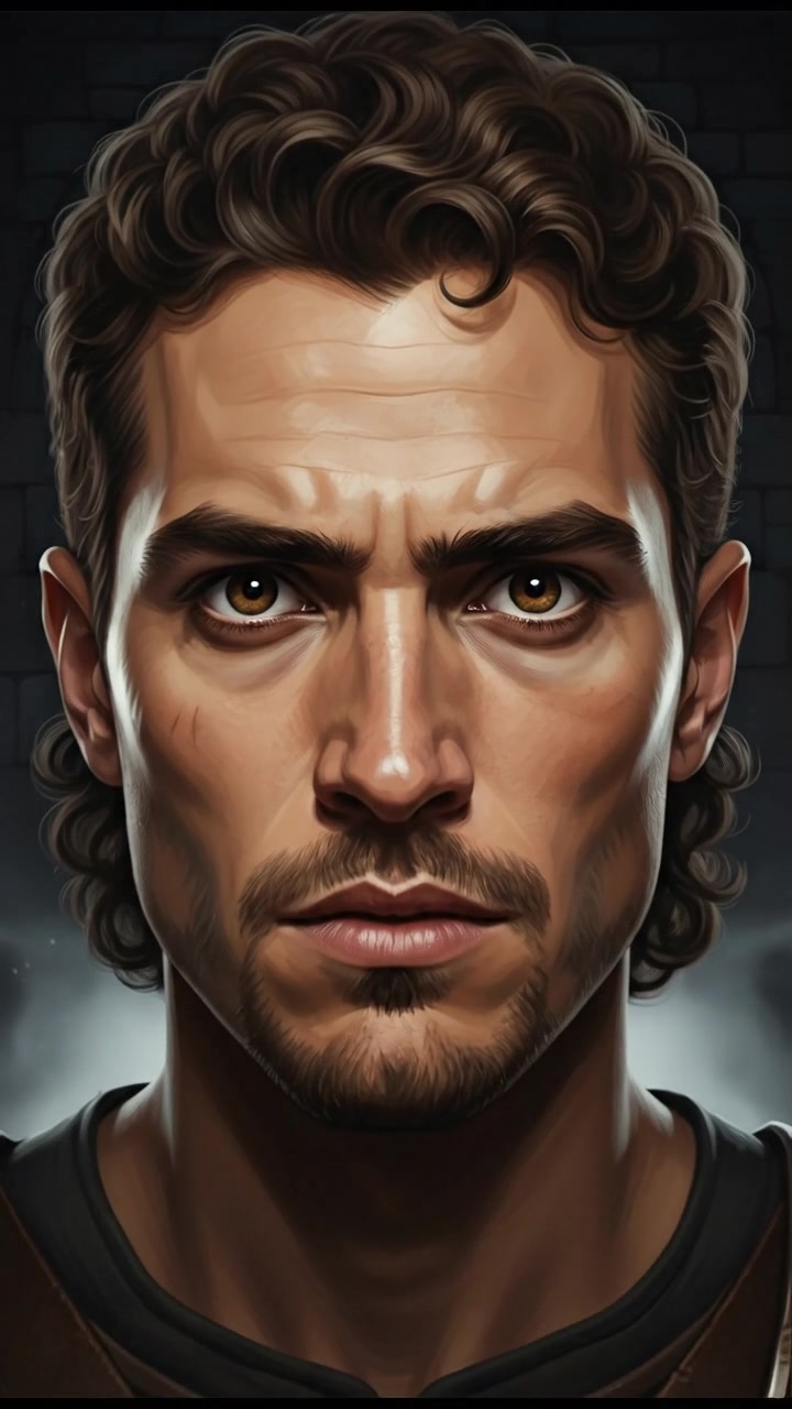 A close-up of Mateo's eyes opening wide, filled with determination, peering into the darkness.