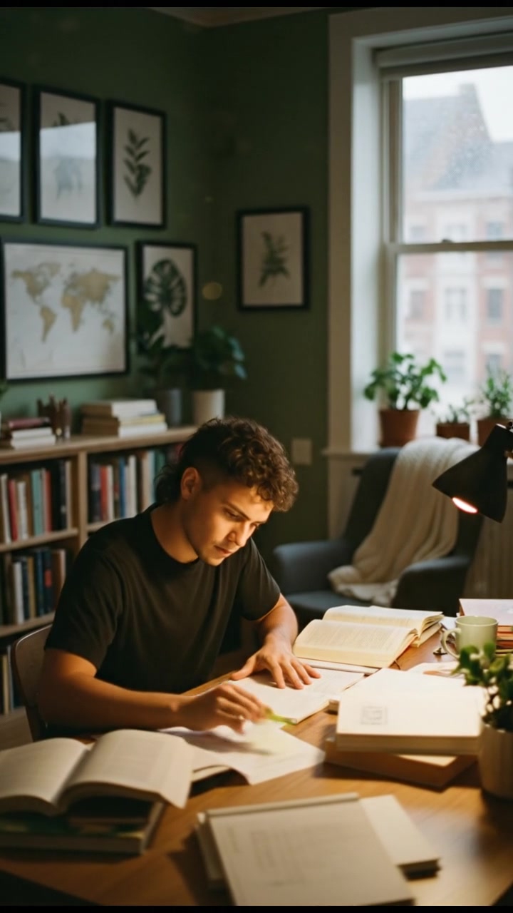 Focused Learning: A Young Man's Journey in English Study