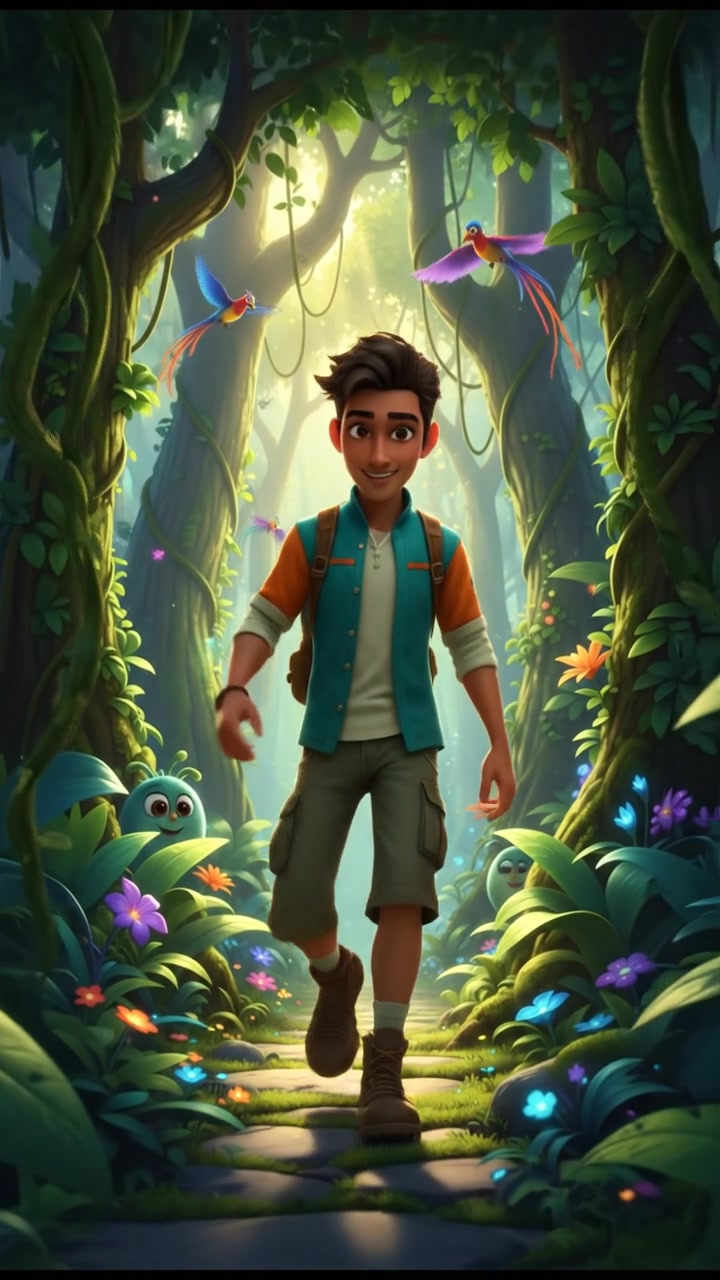 Lio's Calm Adventure in the Jungle