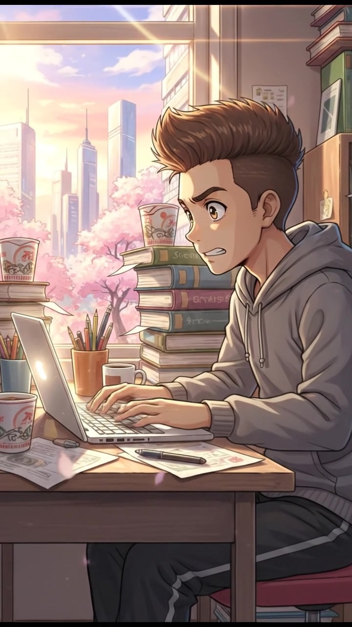 طالب يبحث عن مساعدة والده للتخلص من الفيروسات