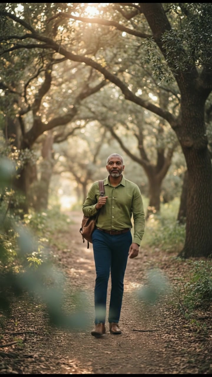 Walking Through the Village