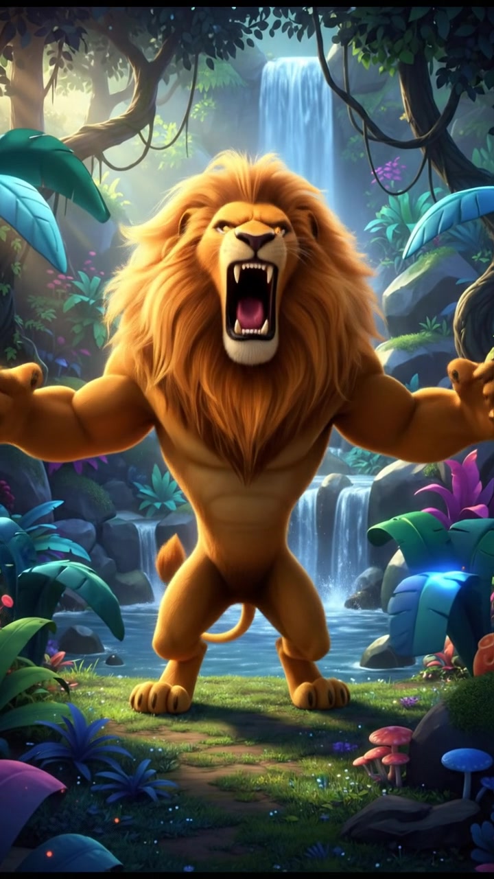 The Lion and the Clever Deer