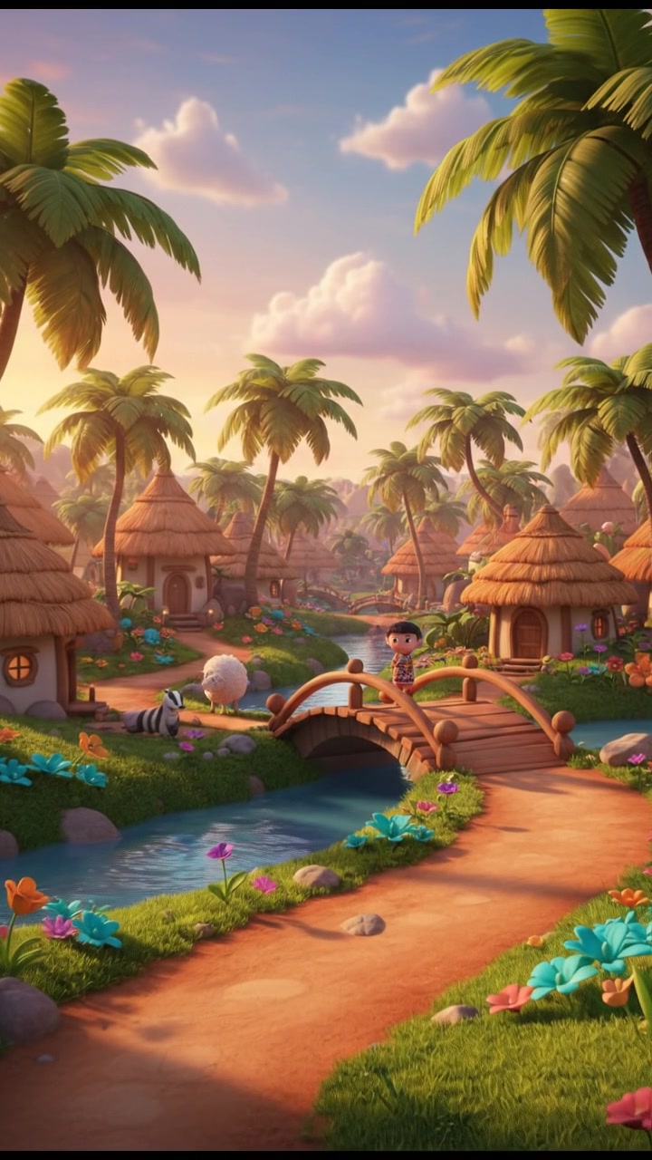 From Poverty to Prosperity: The Story of a Content African Boy