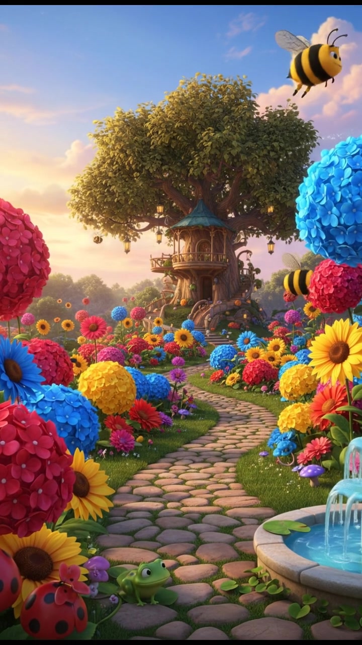 Mellisaki in Flower Garden