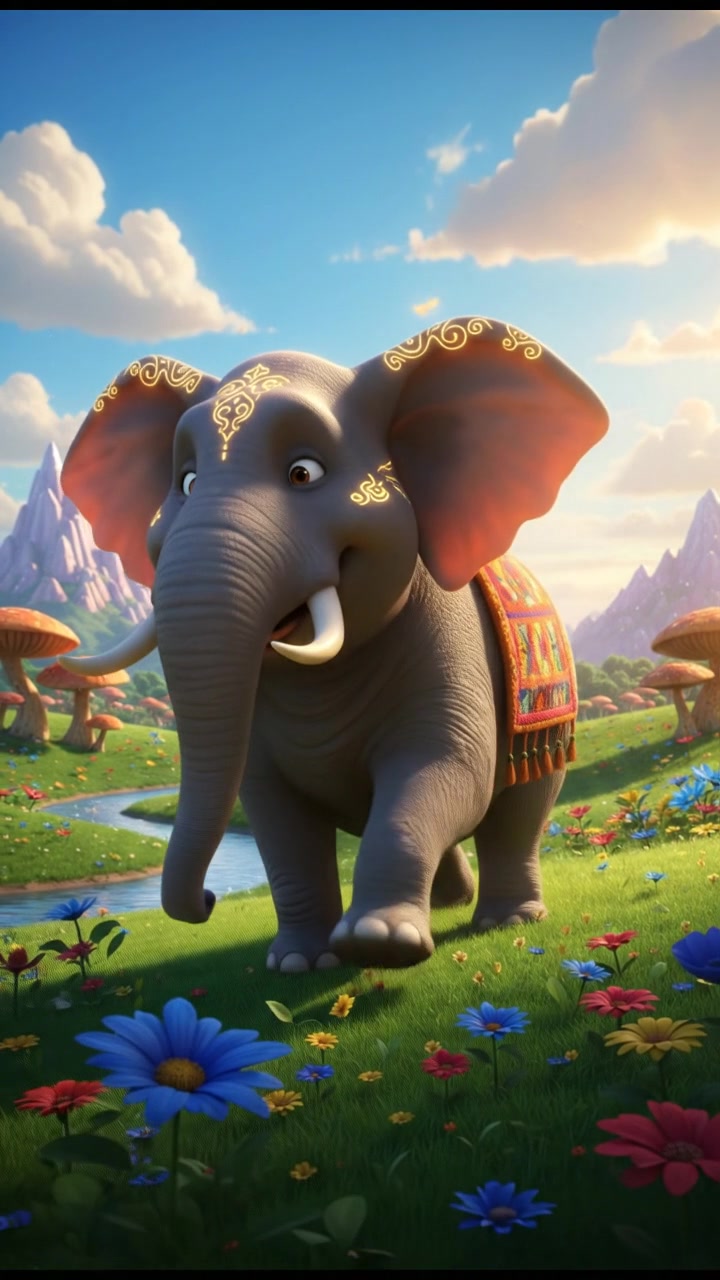 Deskripsi Gajah dalam Bahasa Inggris