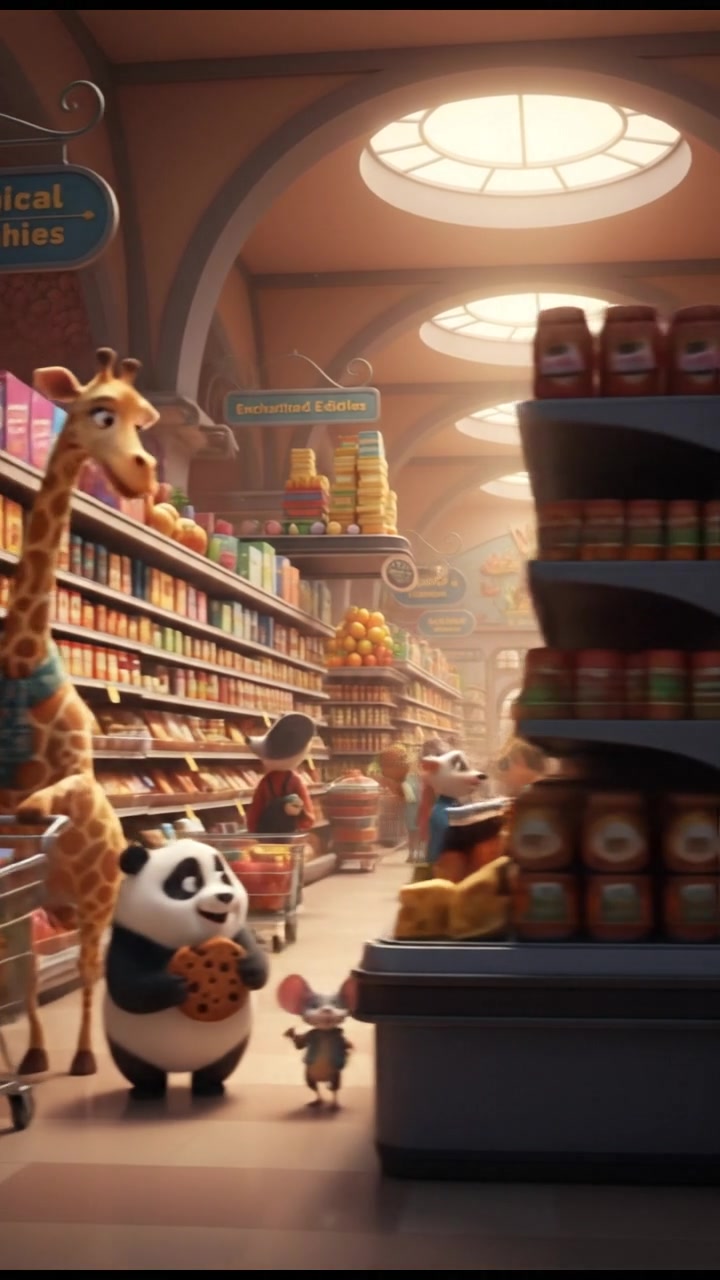 Chip's Cheeky Snack Steal in Aisle 5!
