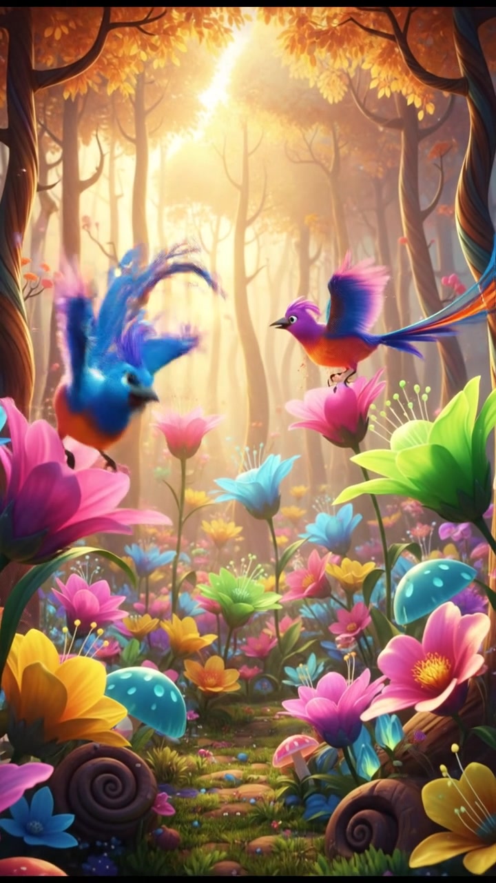 खुशनुमा जंगल में बन्नी और कछुए की दौड़ (copy)