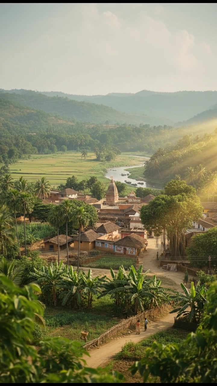 गाँव का सुखद जीवन