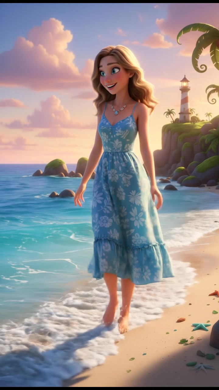 Seashell Serenity: A Beach Walk