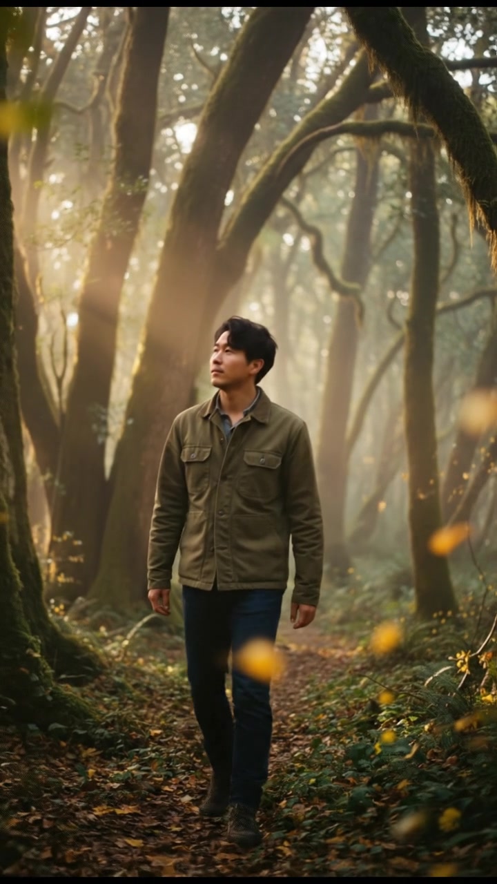 Pria Menemukan Harimau Baik di Hutan