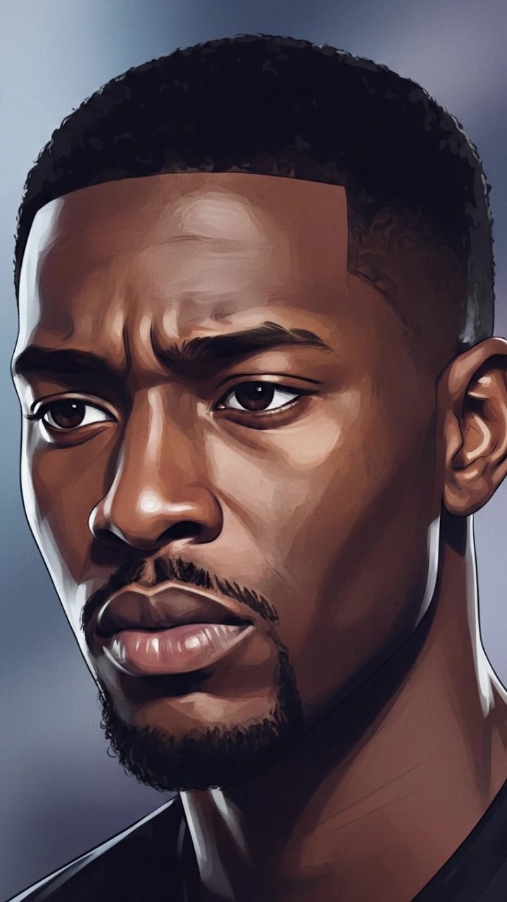 A close-up of Isaiah's face, showing deep contemplation and a hint of sadness.