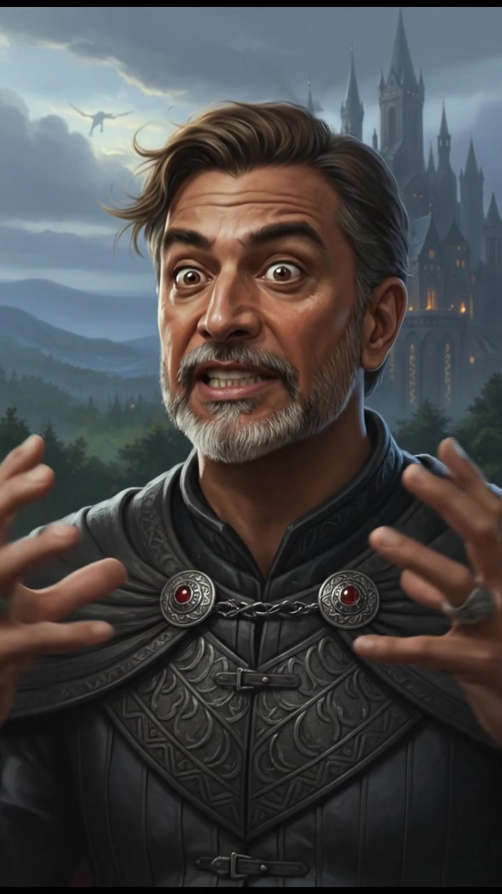 Close-up of Raj speaking passionately, his hands gesturing emphatically.