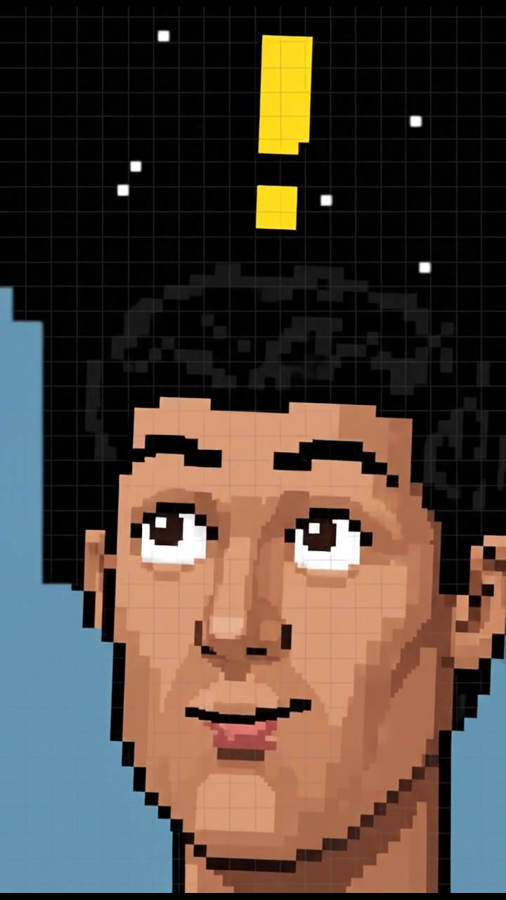 A close-up of Ken's face, showing a moment of realization as he stares into the distance.