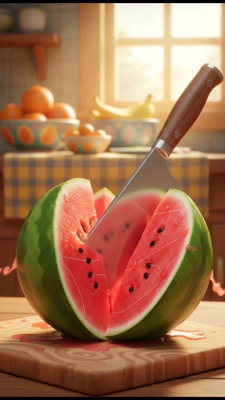 Perjalanan Mikroskopis ke Dalam Semangka