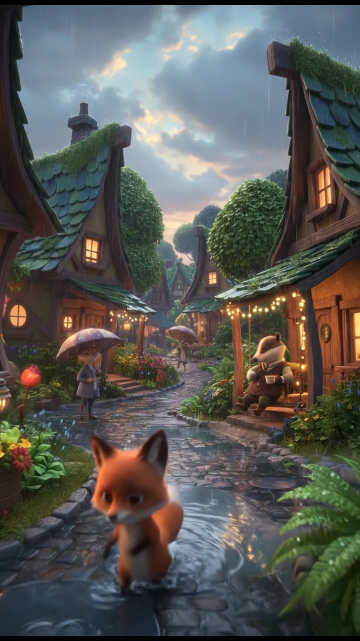 Awan: Kisah Kucing Terjebak di Hujan