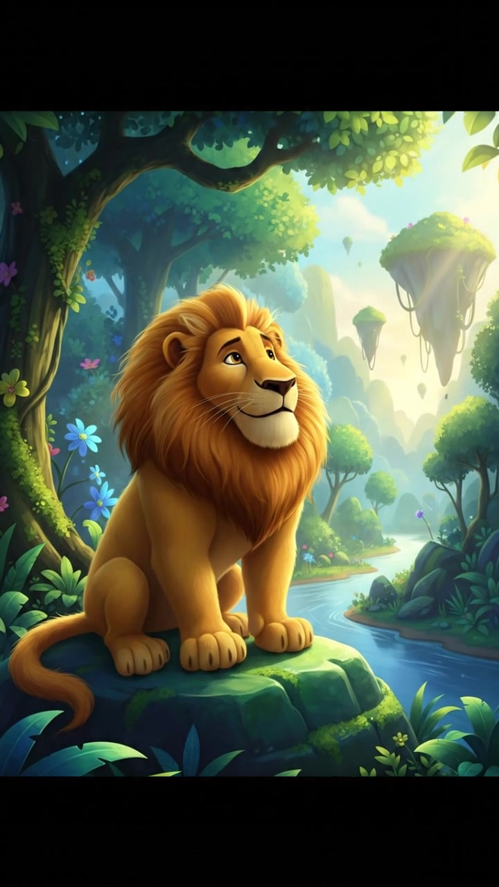 The Lion and the Girl: A Magical Tale of Courage