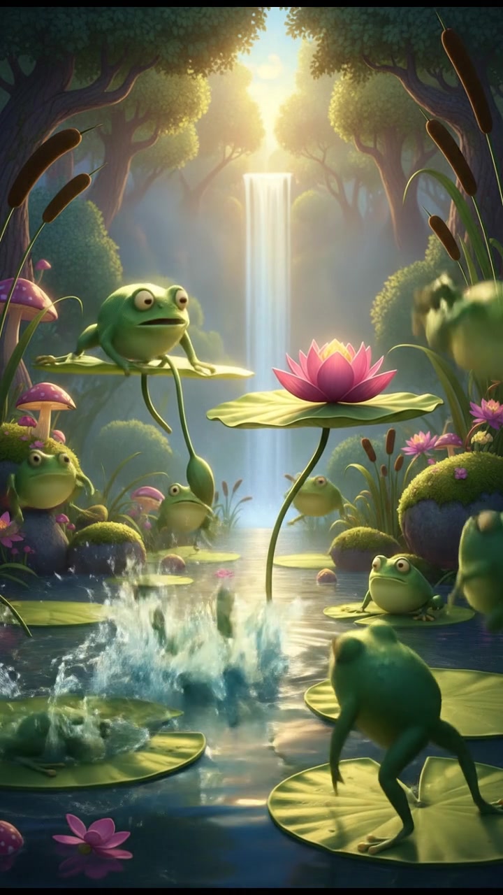 Witness the Miracle of Frog Life Underwater!
