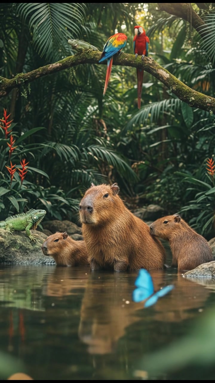 The Friendly Capybara: Nature's Largest Rodent