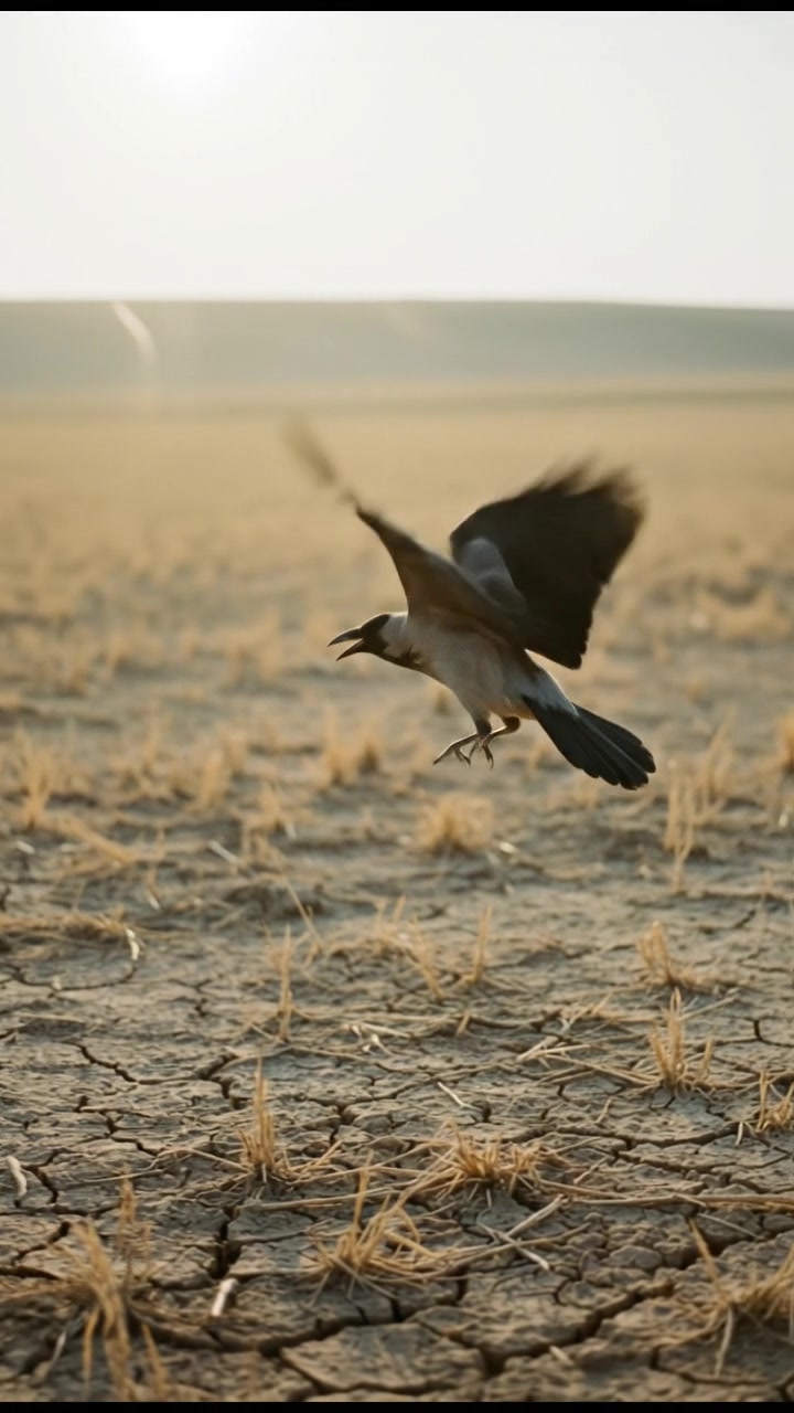 The Clever Crow and the Water Jug