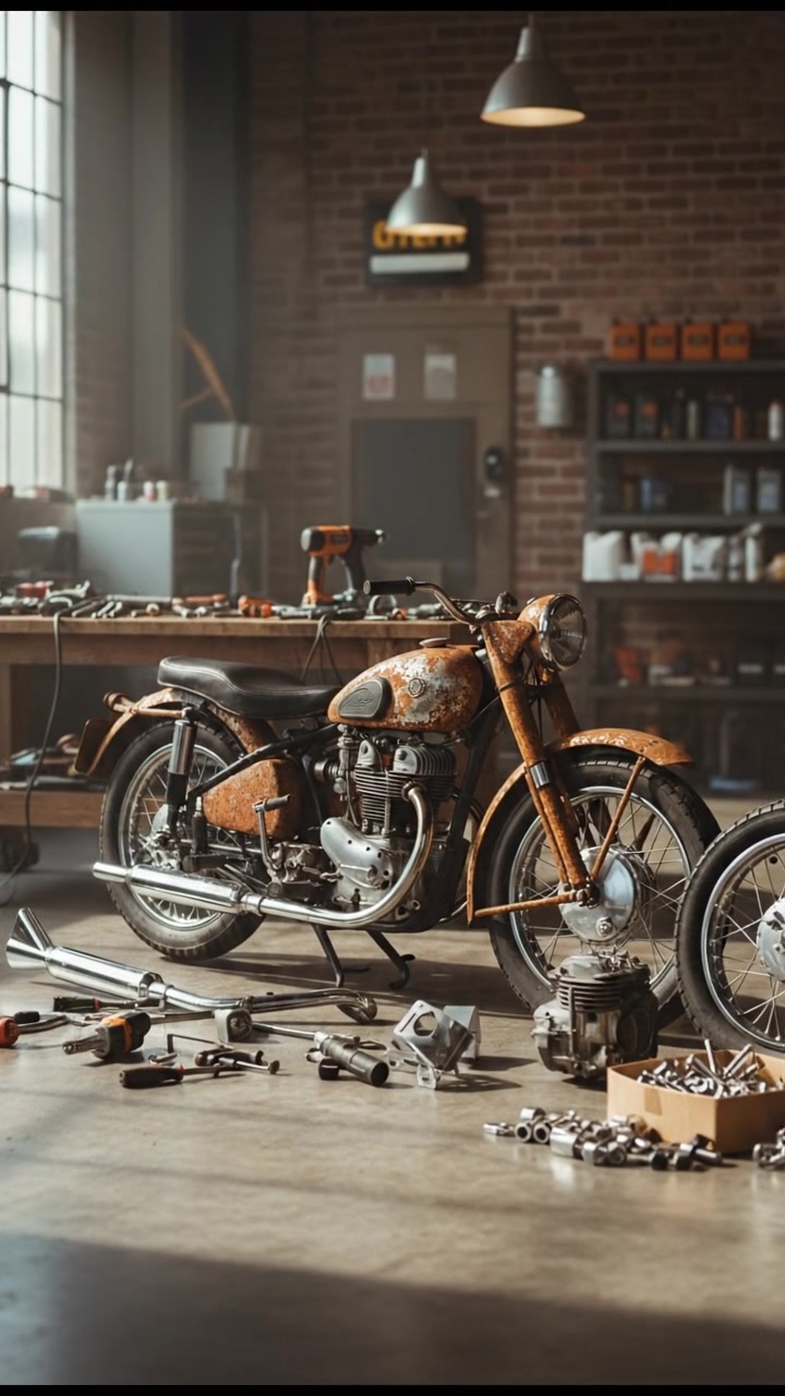 मोटरसाइकिल का आविष्कार: डेमलर रीटवागन की कहानी