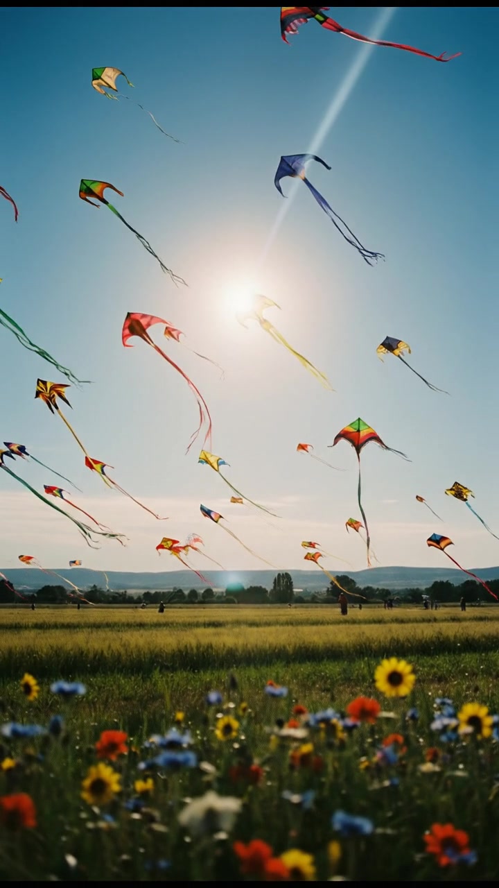 Joyful Kite Flying with the Community Officer