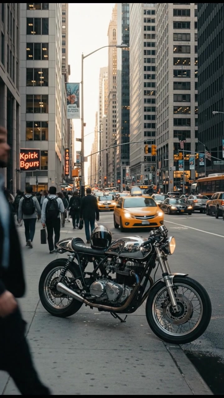 Cat vs Lion: The Motorcycle Battle