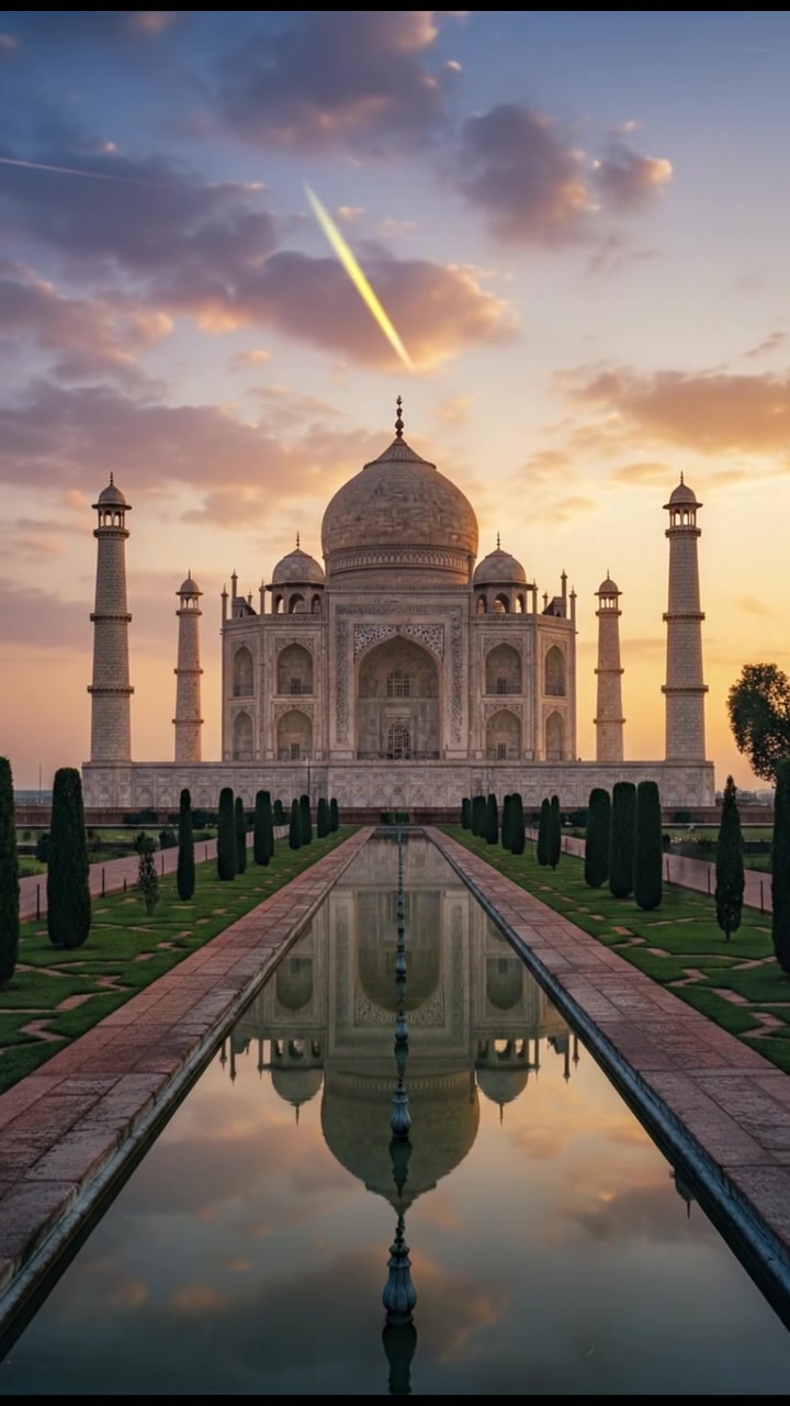 Taj Mahal: A Sunrise Reverie