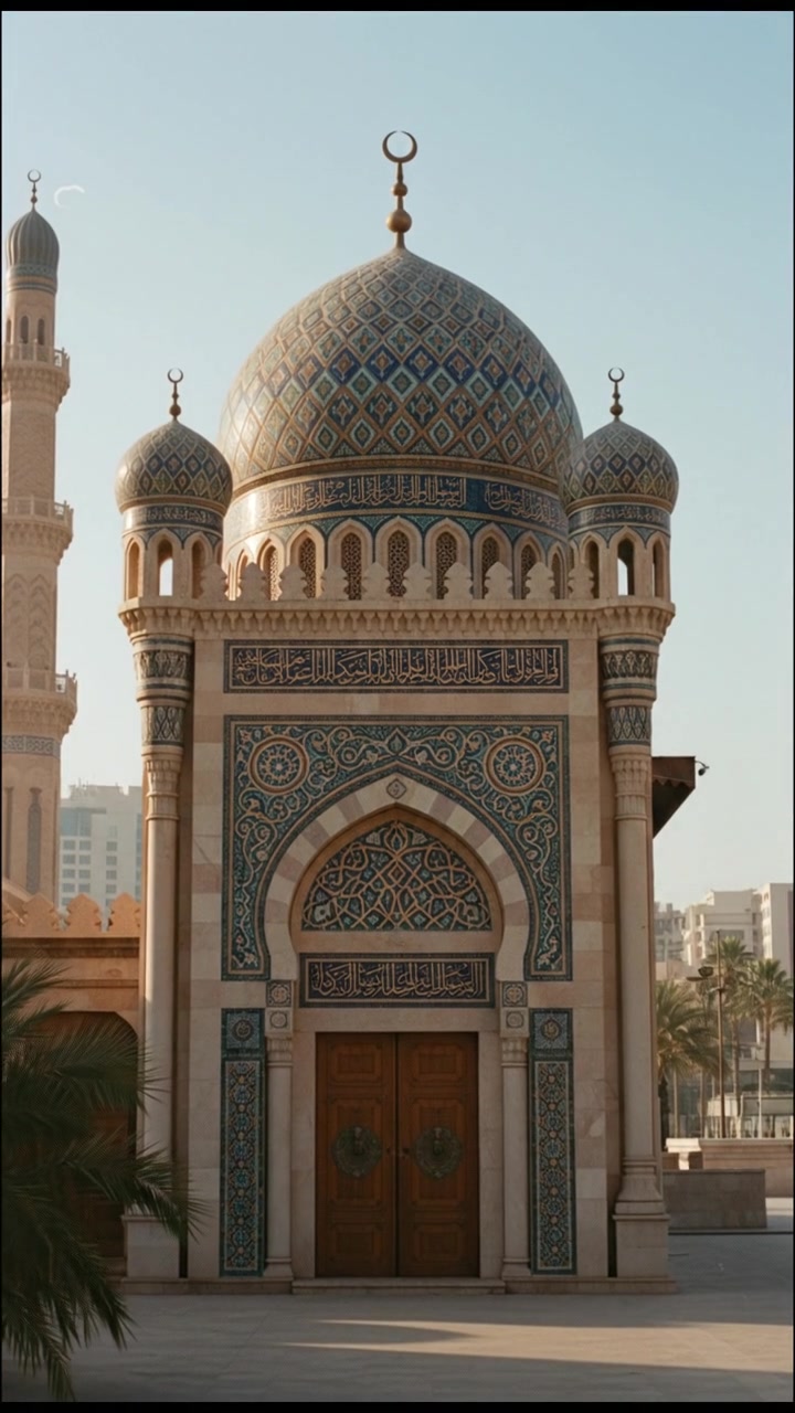 Keindahan Kaca Patri Masjid