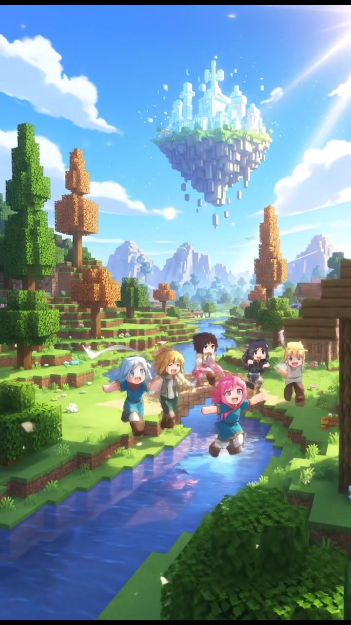 Spider-Man Fiend in Minecraft Village!