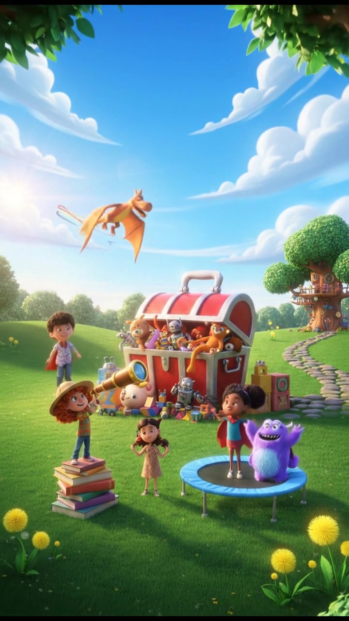 Green Hulk Plays with Dog in Backyard