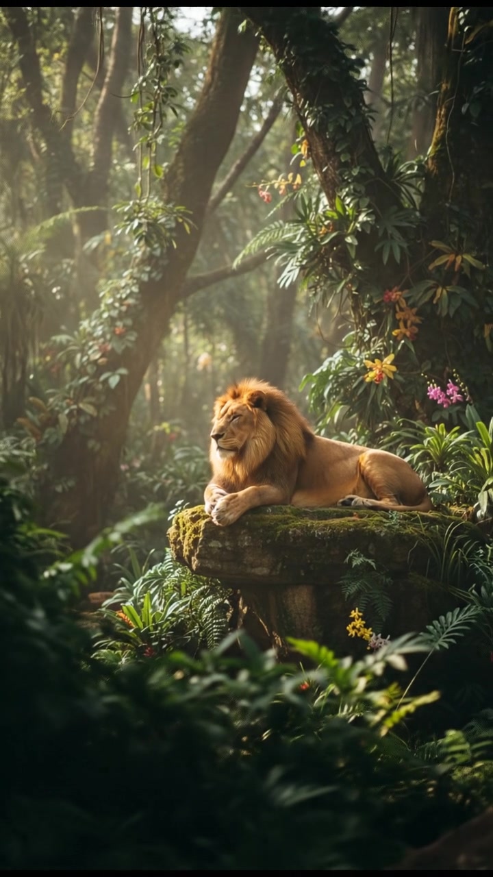 The Clever Monkey and the Proud Lion