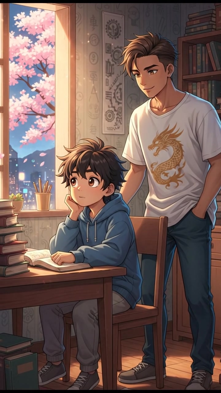 Doraemon Membantu Nobita with Pekerjaan Rumah